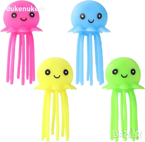 Комплект 4 броя многократни водни балони OCTO Buddies (октоподчета)