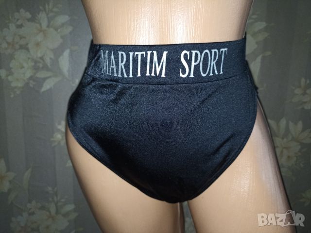 Maritim sport- L- Долнище на бански/ монокини с висока талия в черно, снимка 3 - Бански костюми - 45444568