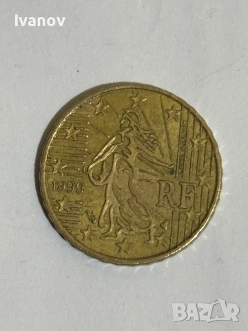 Монета 10 cents 1999, снимка 2 - Нумизматика и бонистика - 53239487