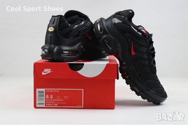 Nike TN AirMax Black and Red / Оригинална Кутия, снимка 3 - Спортни обувки - 45236939