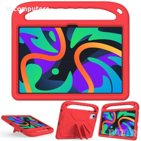 Защитен калъф с дръжка за Lenovo Tab P12 Pro 12.7 2025- EVA шокоустойчив, Стойка, Вкл. Протектор, 6 , снимка 5 - Калъфи, кейсове - 53032634