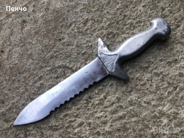 стар водолазен нож - MADE IN HUNGARY, снимка 5 - Ножове - 46403255