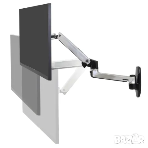 Стойка за стена  регулируема Ergotron LX Wall Monitor Arm, снимка 3 - Стойки, 3D очила, аксесоари - 47892128