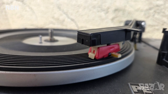 Стар немски грамофон PE3010 с вграден стерео усилвател + подарък., снимка 4 - Грамофони - 54181545