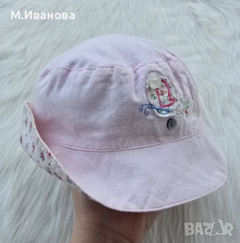 Детска шапка Next 1-2 години памук и лен , снимка 7 - Бебешки шапки - 50761167