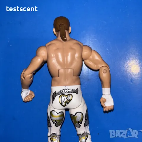 Екшън фигура WWE Shawn Michaels HBK Elite Wrestlemania Exclusive Mattel WWF Шон Майкълс, снимка 2 - Колекции - 48433437