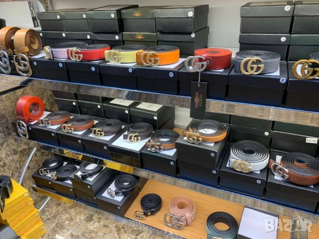 колани от естествена кожа в кутия louis vuitton guess fendi hermes , снимка 15 - Колани - 50999390