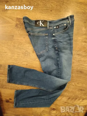 Calvin Klein Slim Tapered Jeans - страхотни мъжки дънки КАТО НОВИ 32 ЕЛАСТИЧНИ, снимка 6 - Дънки - 48721916