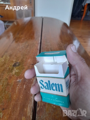Кутия от цигари Salem, снимка 5 - Колекции - 52940385