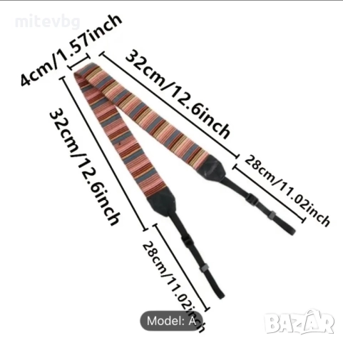 Ремък за фотоапарат, снимка 3 - Чанти, стативи, аксесоари - 51482543