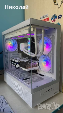 Геймърски компютър RX 7800 XT + Ryzen 7 7700 + 32GB DDR5 + Монитор 27” 180Hz – ГАРАНЦИЯ, снимка 1