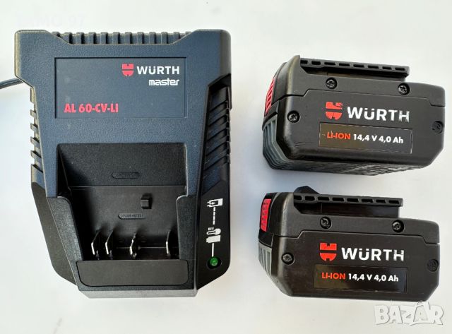 Wurth BS 14-A Compact - Акумулаторен винтоверт 2х14.4V 4.0Ah, снимка 7 - Винтоверти - 46576343