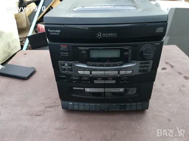 VENTURER CD2232-20 CD DECK RECEIVER-ВНОС SWISS 0203251922LNWC, снимка 3 - Аудиосистеми - 49337791