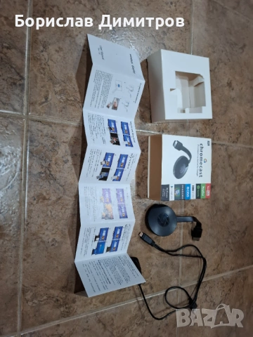 Продавам нов неупотребяван Chromecast 2, HDMI 4K / Full HD, Android, IOS, Wi-FiGoogle Chromec, снимка 6 - Приемници и антени - 53491996
