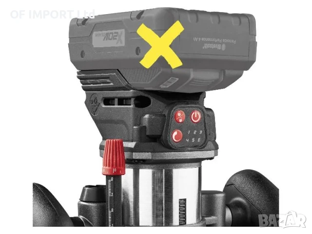 Многофункционална Акумулаторна Оберфреза PARKSIDE Performance PMFAP 20-Li A1, снимка 4 - Други инструменти - 51401406