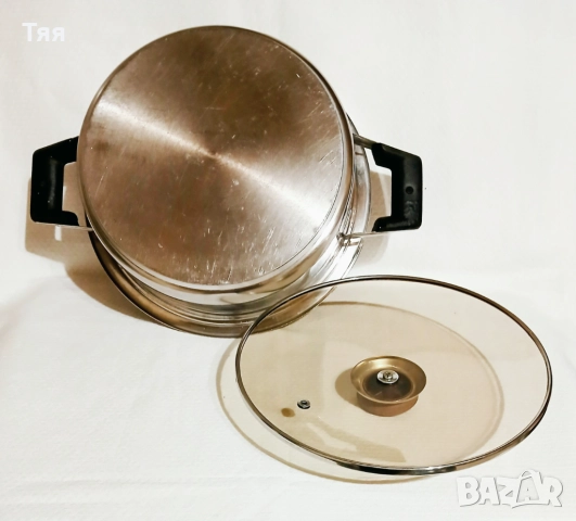 Тенджера неръждаема 3,5 л, снимка 3 - Съдове за готвене - 52452223