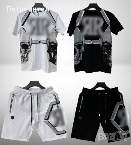 Двойно удобство: Стилен и практичен мъжки комплект от 2 части, снимка 1 - Спортни дрехи, екипи - 45736050