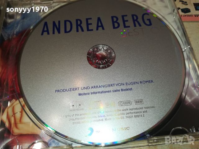 ANDREA BERG-CD 0507242548, снимка 2 - CD дискове - 46483089