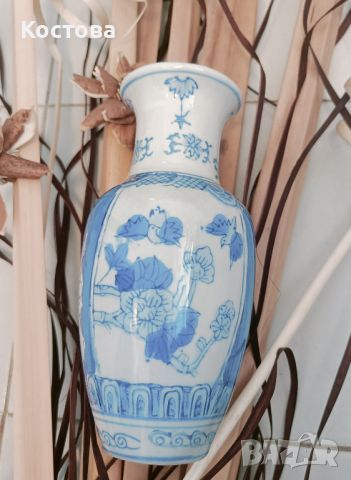 Керамична декоративна ваза Chinoiserie, снимка 3 - Други - 43977058