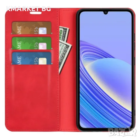 TCL 40 SE Wallet Кожен Калъф и Протектор, снимка 7 - Калъфи, кейсове - 48302895