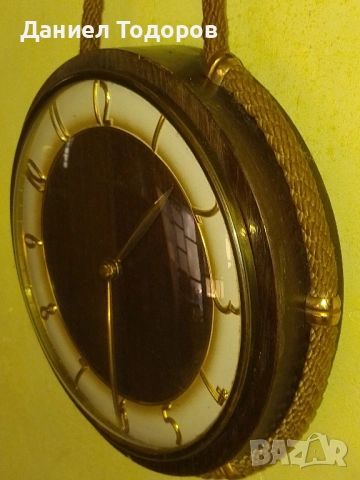 Стар Германски Стенен Механичен Часовник -Маите- Работи Точно , снимка 4 - Антикварни и старинни предмети - 51718561