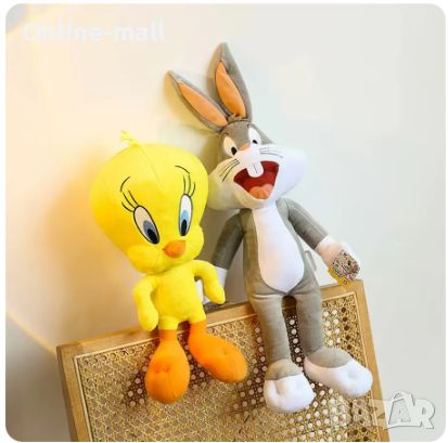 Плюшена играчка Looney Tunes, Bugs Bunny, Туити, 30см, снимка 1 - Плюшени играчки - 46757922