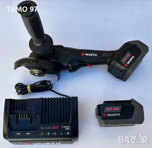 Wurth AWS 18-125 P Compact - Безчетков акумулаторен ъглошлайф 18V M-Cube