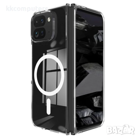 Google Pixel 9 Pro Fold 5G Magnetic Case TPU+Acrylic / MagSafe Удароустойчив Калъф и Протектор, снимка 10 - Калъфи, кейсове - 51122166