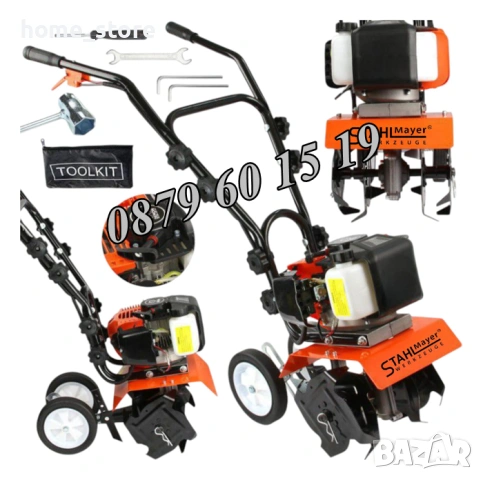 Бензинова мотофреза 74 куб, бензинов мотокултиватор