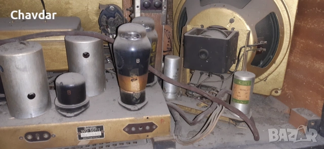 Стари лампови радиа - LIMOPHON WD 507 - Bruckner&Stark NURNBERG, снимка 5 - Антикварни и старинни предмети - 52527471