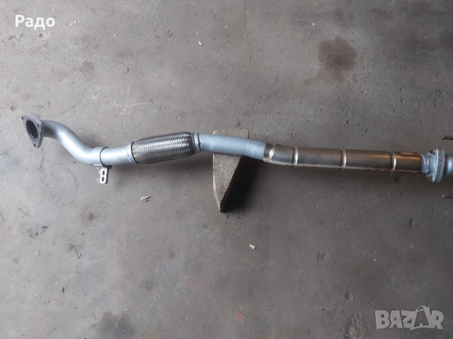 Колекторни тръби мека връзка DPF Opel Astra H 1.9 CDTI ауспух гърне предпазна кора под двигател, снимка 4 - Части - 51896343