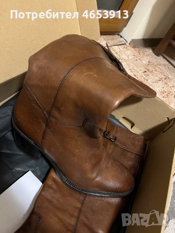 Дамски ботуши естествена кожа , снимка 4 - Дамски ботуши - 52447474