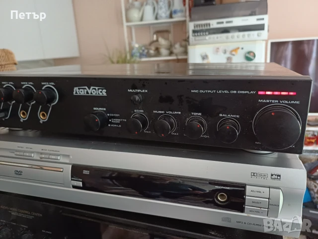 Усилвател/кариоке, снимка 4 - Ресийвъри, усилватели, смесителни пултове - 50444726