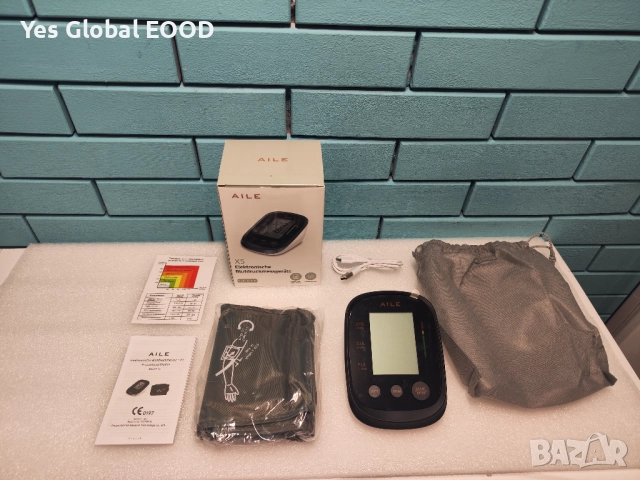 AILE автоматичен апарат за кръвно налягане за горна част на ръката, снимка 10 - Друга електроника - 52321066