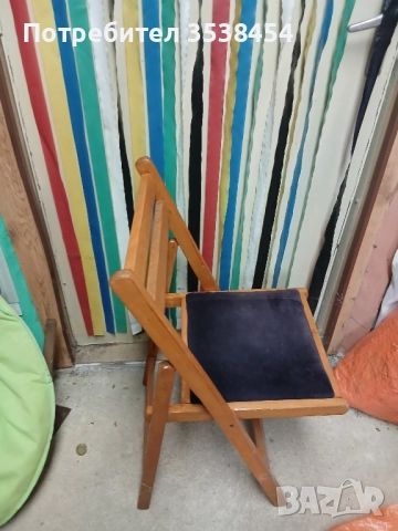 Ретро сгъваем стол, снимка 2 - Столове - 51488553