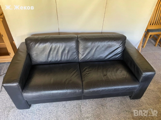 КОЖЕН  ДИВАН, снимка 2 - Дивани и мека мебел - 51467980
