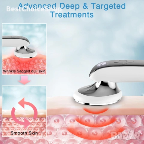 Масажор за целулит, ултразвукова технология за кавитация, USB презареждащ се, снимка 5 - Масажори - 53913923