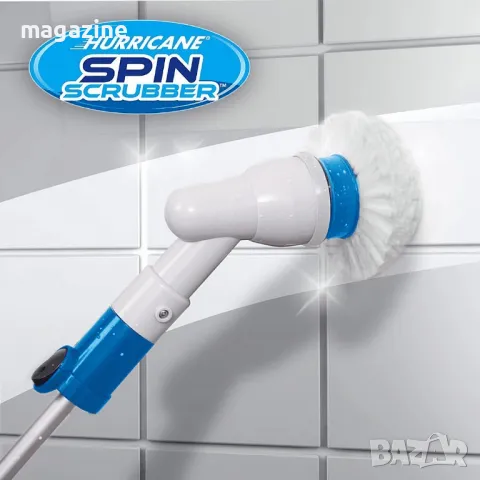 Четка за почистване на баня SPIN SCRUBBER, снимка 3 - Други - 47210534