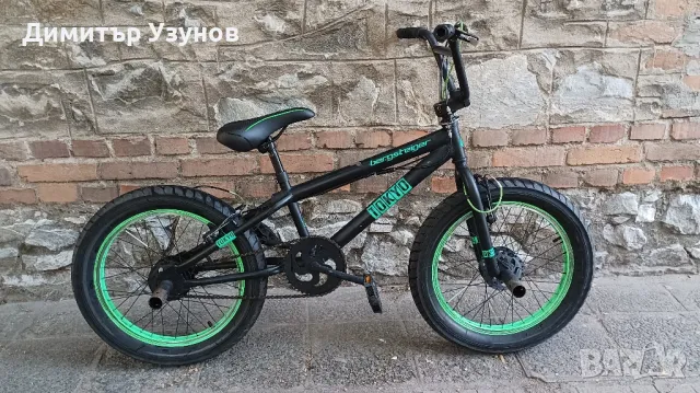 Немски Велосипед Bergsteiger 20", тип BMX., снимка 4 - Велосипеди - 47067216