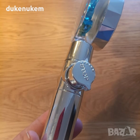 Душ слушалка с турбо перка и филтър – 360° въртящ се модел, снимка 11 - Душове - 52289710