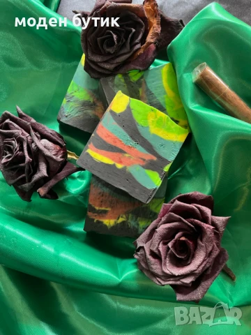 натурален сапун мъжки сапун Black Ember - Черен Жар, снимка 2 - Козметика за тяло - 51063830