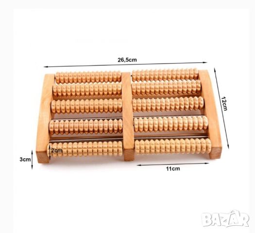 Дървен масажор за стъпалата, снимка 3 - Други - 46543826