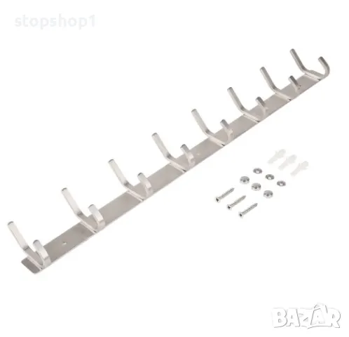 Закачалка за палта Стенен монтаж Закачалка от неръждаема стомана Държач за шапки за тежко натоварван, снимка 5 - Закачалки - 47119756