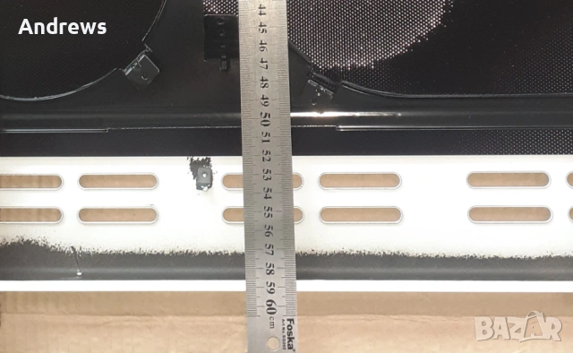 Стъклокерамичен плот за печка 50см / 593мм х 595мм с котлони елипса, снимка 7 - Печки, фурни - 54093059