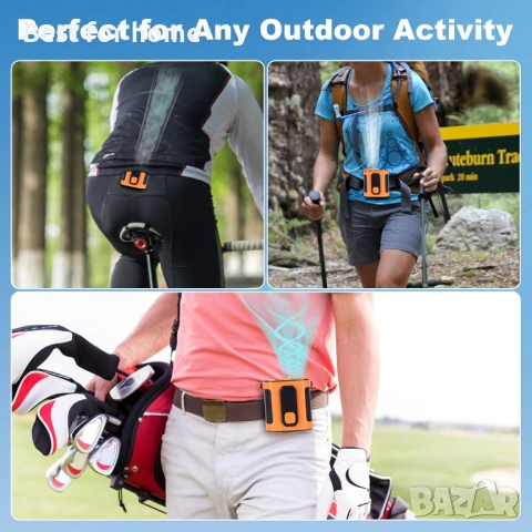 Преносим вентилатор за кръста, снимка 3 - Друга електроника - 53435398