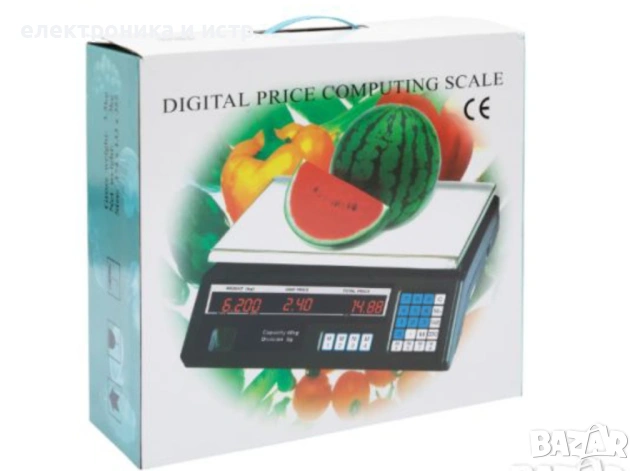 До 40 кг Електронен кантар електронна везна , снимка 2 - Везни - 53247242