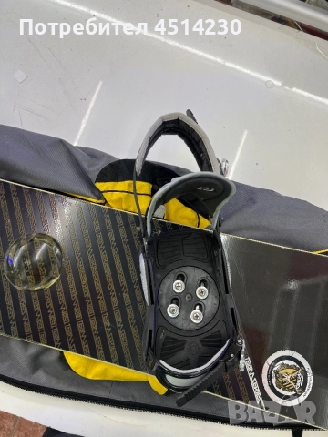 Сноуборд Ranger 155 см с автомати + калъф, снимка 4 - Зимни спортове - 52879684