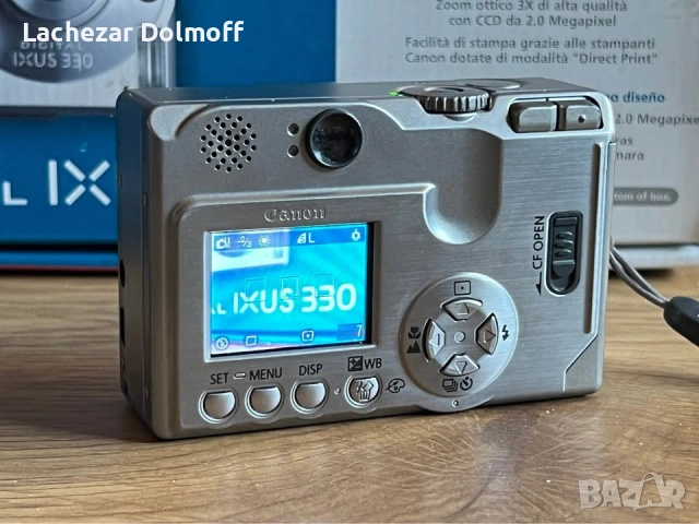 Canon Digital IXUS 330, снимка 5 - Фотоапарати - 53696766