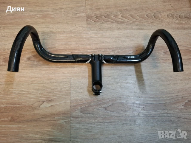 Карбоново кормило FSA K Force и алуминиева лапа UNO , снимка 3 - Части за велосипеди - 50877099