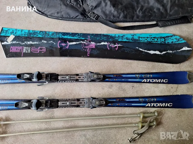 СКИ ATOMIC 9-20 170см;  СНОУБОРД NIDECKER  160см., снимка 2 - Зимни спортове - 49969273